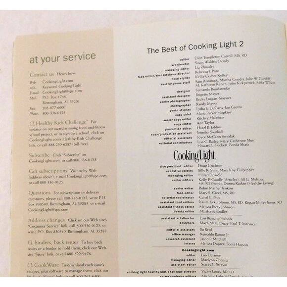 Best Of Cooking Light 2 Special Ed 118 Of The Year's Greatest Recipes Cookbook - Picture 3 of 8